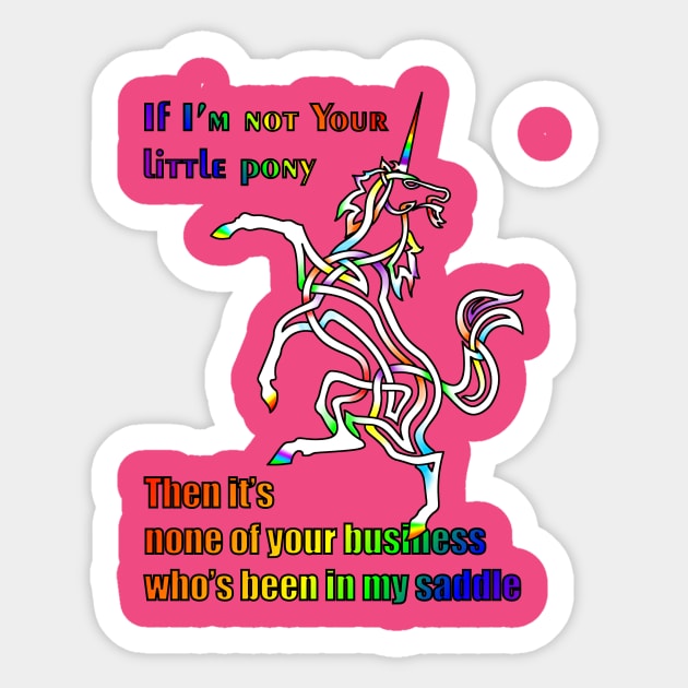 My Li'l Unicorn Sticker by KnotYourWorld4